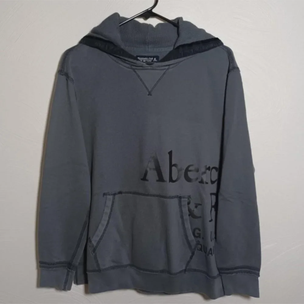 Abercrombie & Fitch Womens Hooded Sweatshirt, Gray - Picture 1 of 4